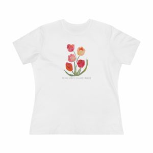 Women’s Cotton Tee, Bloom Where You Are Planted